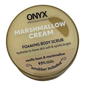 NEW Onyx Professional Marshmallow Cream 12 oz. Foaming Body Scrub - 2 Pack